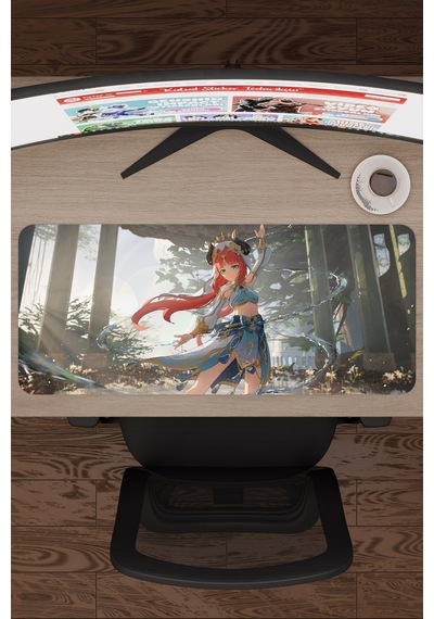 Nilou Genshin Impact Anime Gacha V5 - 70x30 Xl Gaming Mouse Pad Fare Altlığı