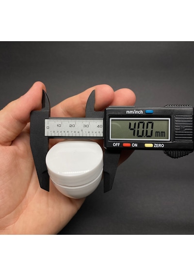 20 Ml Kapaklı Beyaz Krem Kavanozu , 20 Cc Minik Pomat Kutusu , Mini Krem Kutusu X 10 Adet