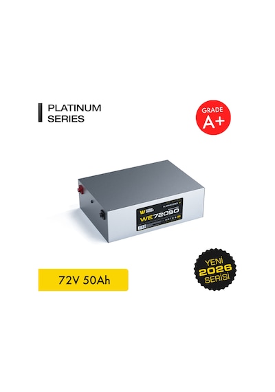 Werer Energy   72V 50Ah LiFePO4 Platinum Series  Bluetooth'lu Lityum Demir Fosfat Akü