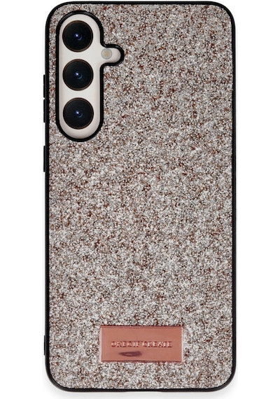 Samsung Uyumlu Galaxy A05s Bright Simli Kapak Altın