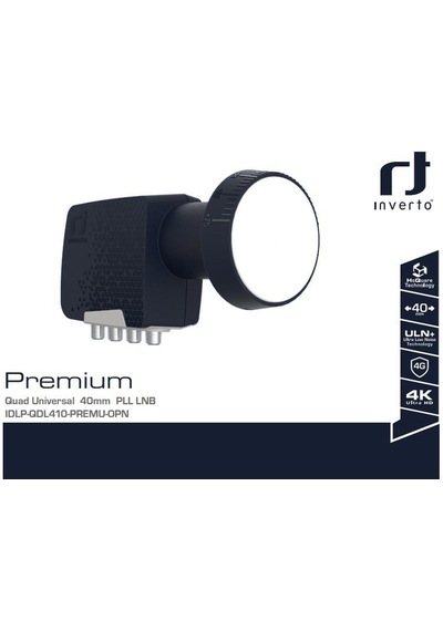 Inverto Premium Uln Quad Lnb Full Hd 4K Uyumlu