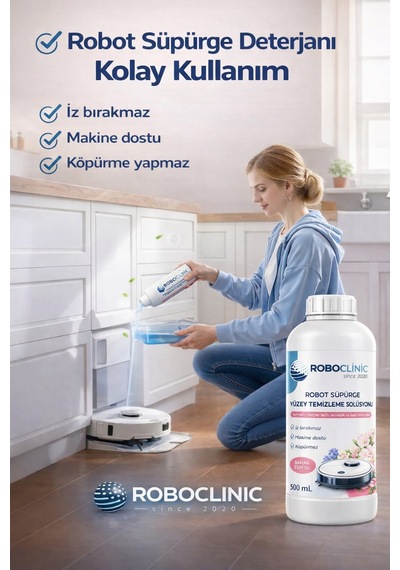 Roborock Robot Süpürge Uyumlu Deterjan Bahar Çiçekleri Solüsyonu 500 Ml