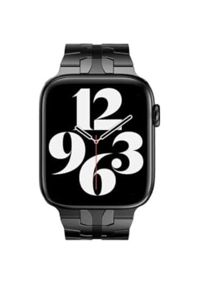 44mm İle Uyumlu Krd, 63 Metal Kordon, Siyah