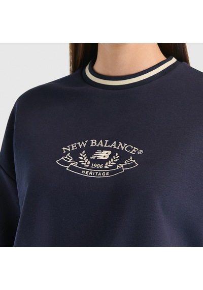 New Balance Nb Lifestyle Women Sweatshirt Kadın Lacivert Sweatshirt - Wnc3501