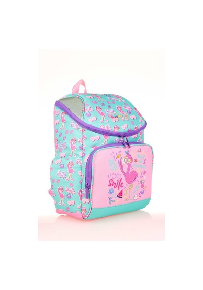 Kaukko Kids Sırt Çantası Cube Flamingo L5160 Mavi