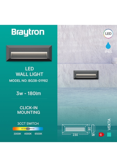 3 Renk Slim Beyaz Led Panel Armatür - Göz Dostu Aydınlatma Siyah