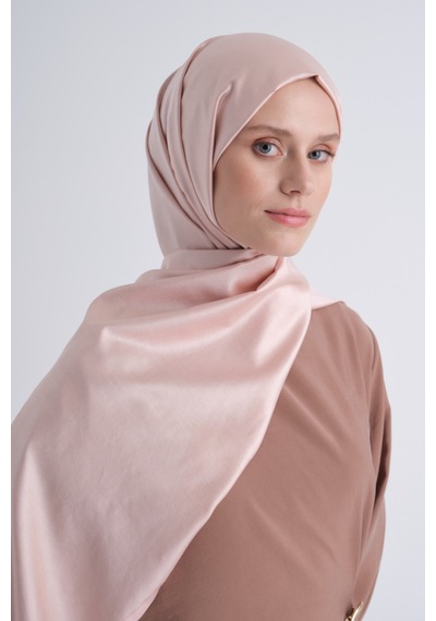 Armine % 100 İpek Şal - Yeni Sezon- Asm90 Pudra