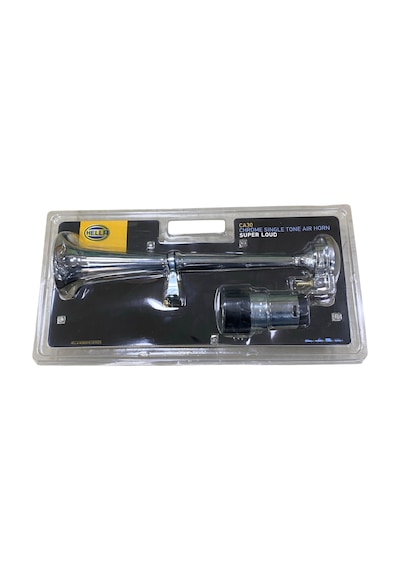Hella 12V Havalı Korna Tekli Krom Marin Kompresörlü