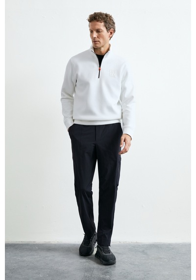 Lufian Chase Erkek Sweatshirt Kırık Beyaz Kırık Beyaz 112030213100510