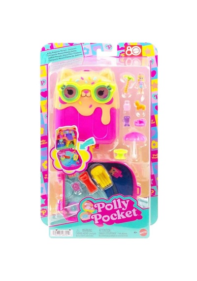 Polly Pocket Ve Maceraları Kompakt Oyun Seti Kitty Popsicle Resort Jfg56-jcb17