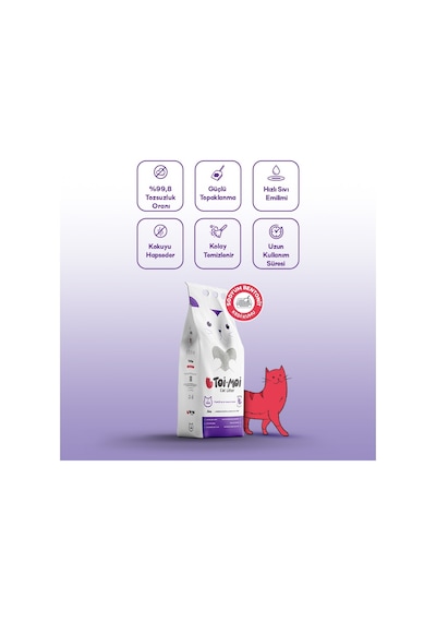 Toi Moi Lavanta Kokulu Sodyum Bentonit Kedi Kumu 10 L