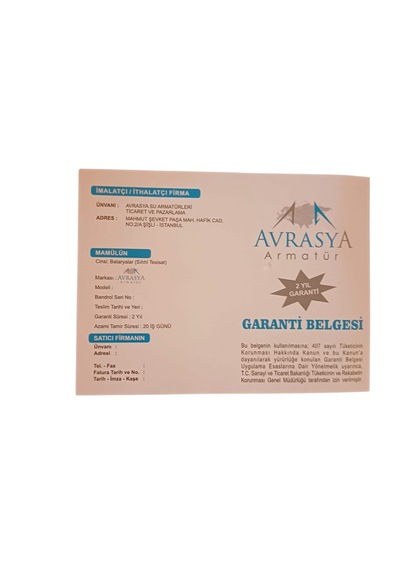 3 Yollu Musluk Arıtma Bağlantılı