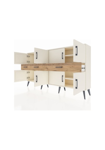 Arges Konsol 5 Raflı 3 Çekmeceli 8 Kapaklı 176x30x99 Aytaşı-aytaşı/çam Aytası/atlas Çam - Aytası Arges Konsol 5 Raflı 3 Çekmeceli 8 Kapaklı 176x30x99 Aytaşı-aytaşı/çam Aytası/atlas Çam - Aytası