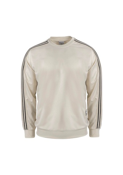 Maraton Comfort Erkek Bisiklet Yaka Taş- Sweatshirt Taş-