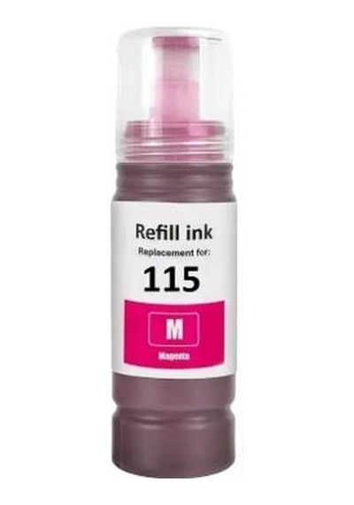 Epson T115mg 70ml İle Uyumlu, Kırmızı Mürekkep