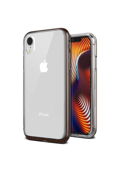 Vrs93966 İphone Xr Crystal Bumper Kılıf, Brown 50 x 22