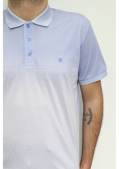 Santa Dmctekstil Erkek Dijital Baskılı Desenli Klasik Kesim Rahat Kalıp Cepsiz Polo Yaka T-shirt Koyu Mavi Santa Dmctekstil Erkek Dijital Baskılı Desenli Klasik Kesim Rahat Kalıp Cepsiz Polo Yaka T-shirt Koyu Mavi