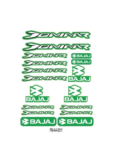 Dominar Uyumlu A4 Çoklu Sticker Seti 07 Diğer