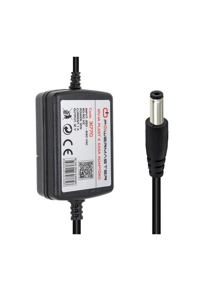 Pm-31770 12 Volt - 1 Amper - 12 Watt 5.5 2.5 Mm Uçlu İki Ucu Kablolu Masaüstü Adaptör