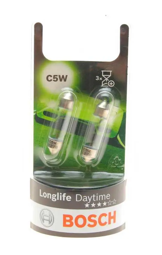2 Adet 12volt Bosch Sofit Ampul C5w 5w 36mm Araba Ampulleri Tavan Ve Plaka Lambası İç Aydınlatma Ampulü
