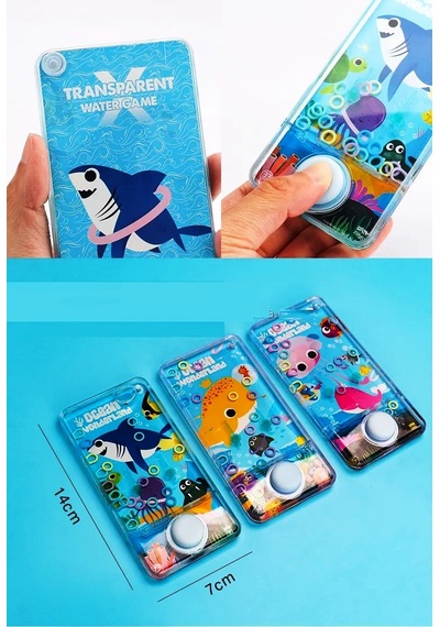 Transparent Water Ring Game Water Ring Ocean World For Kids 1 Adet Okyanus Dünyası Sulu Halka Oyunu