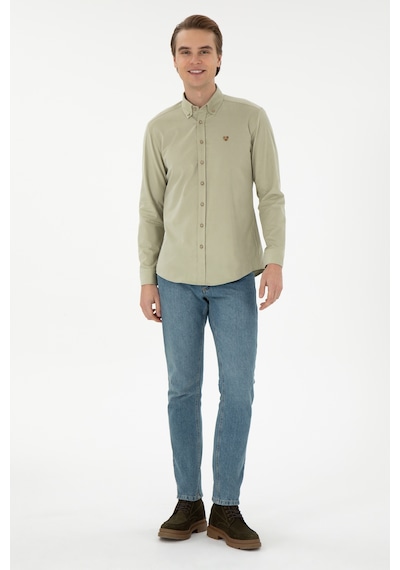 U.s. Polo Assn. Erkek Açık Haki Gömlek Desenli 50291395-vr183 Açık Haki U.s. Polo Assn. Erkek Açık Haki Gömlek Desenli 50291395-vr183 Açık Haki