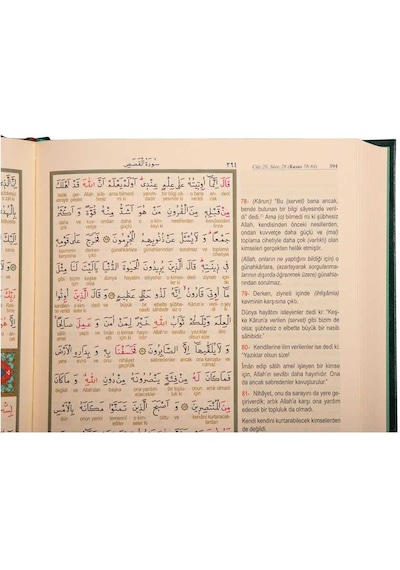 Rahle Boy Muhtasar Kelime Mealli Kur'An (Mühürlü) Yeşil