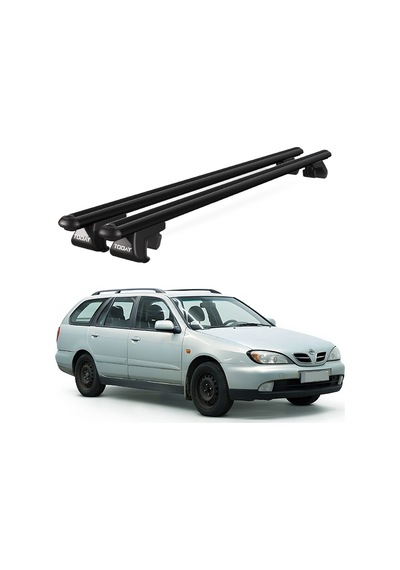 Venüs Nissan Primera W11 1997-2002 Uyumlu Siyah Ara Atkı Port Bagaj Tavan Barı