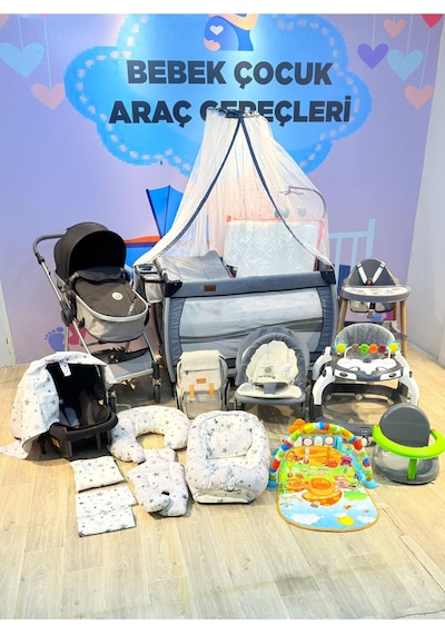 Bebek Çeyiz Seti Beje Beje