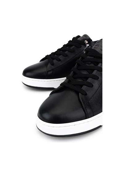 Tamer Tanca Erkek Hakiki Deri Siyah Sneakers & Spor Ayakkabı 1174 505 Erk Ayk Y26 Sıyah