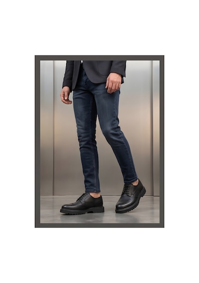 Crc Ayakkabı Luxury Touch Siyah Deri Ayakkabı - Klasik & Casual Hybrid Stil