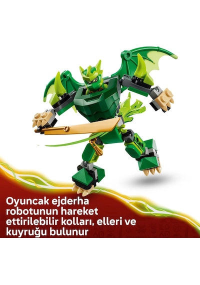 LEGO® NINJAGO® Lloyd’un Ejderha Robotu Savaş Paketi 71862 - 6 Yaş ve Üzeri için 3 Minifigür İçeren Oyuncak Yapım Seti (81 Parça)