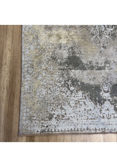 Hoom Rugs Arkaik Plz 06 Antrasit Etnik Renkli Vintage Makine Halısı Çok Renkli
