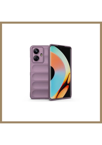Bezos Realme 10 Pro 5g Uyumlu Kılıf Optimum Silikon - Mor 22
