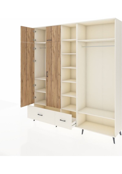 Hyperion Dolap 12 Raflı 2 Çekmeceli 2 Askılı 220x44x243 Aytaşı-çam/aytaşı Atlas Çam/aytası Hyperion Dolap 12 Raflı 2 Çekmeceli 2 Askılı 220x44x243 Aytaşı-çam/aytaşı Atlas Çam/aytası