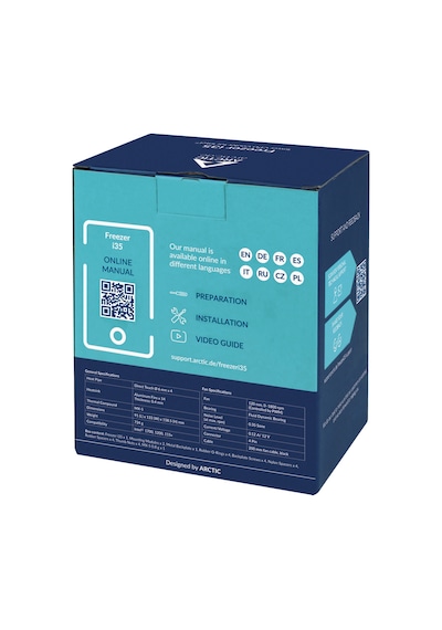 Arctic Freezer i35 İntel LGA 1200 / LGA 1700 Uyumlu 4x Isı Borulu