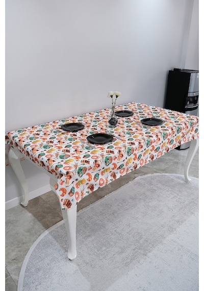 Sufre Sıvı Geçirmez Masa Örtüsü Sofra Bezi Sofra Örtüsü Piknik Örtüsü Cakes