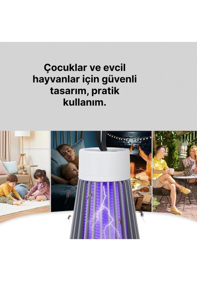 Kamp Ve Bahçe İçin Şarjlı Böcek Kovucu Lamba 92232145