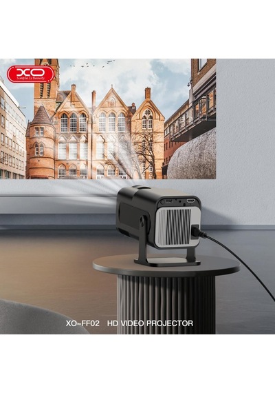 4k Destekli Wi-fi 6 Ve Bluetooth 5.0 Özellikli 180 Derece Hareketli Taşınabilir Hd Video Projektör