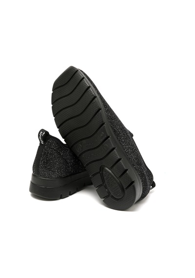 Sneaker Günlük Kadın 27 T12 Tq Fly Flot Cloth Woman Black Siyah