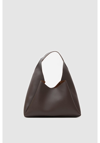 Shule Bags Mono Yavrulu Kadın Omuz Çantası - Acı Kahve - Haki