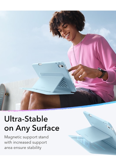 iPad Uyumlu  Air 10.9 İnç 4/5 4. Nesil/5. Nesil - Air 11 M2-m3/ 2024-2025 Flip Kalem Tutucu Kılıf Kapaklı Kılıf