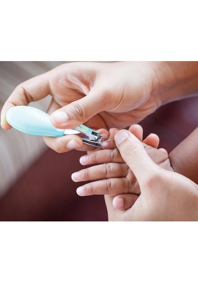 Bebek Kolay Kavrama Çıtçıt Tırnak Makası, Mavi