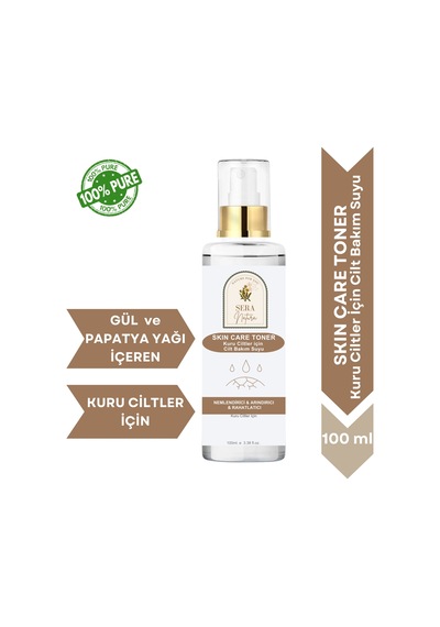 Skin Care Toner - Kuru Ciltler İçin Cilt Bakım Suyu