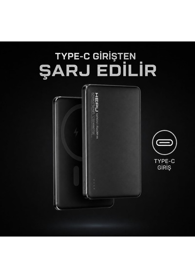 Lexroo Hp-ap06 Armor Series 5.000 Mah Kablosuz Powerbank - Qualcomm Quick Charge 3.0 & Type-c Çok Renkli