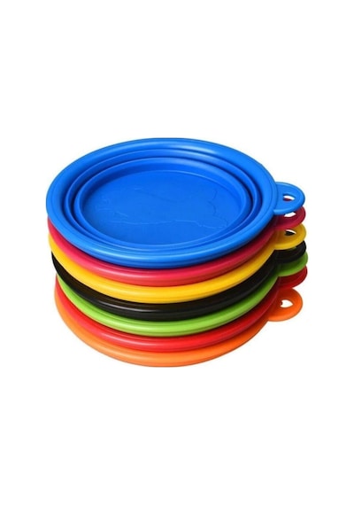 Mucit Home Katlanabilir Seyahat Silikon Köpek Mama Ve Su Kabı