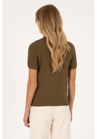 U.S. Polo Assn. Kadın Haki Boğazlı Kazak 50314835-VR027