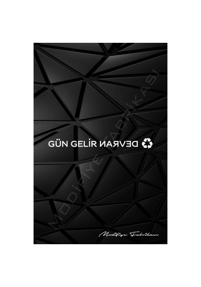 Gün Gelir Devran Döner Sticker Folyo - Beyaz - 40 X 3.5 Cm