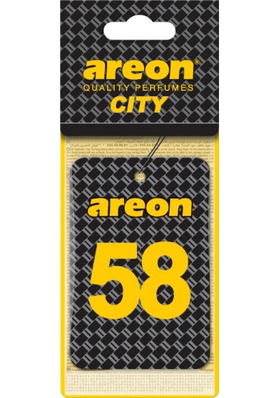 Areon City Vanilla Black 58 Oto Araç Kokusu