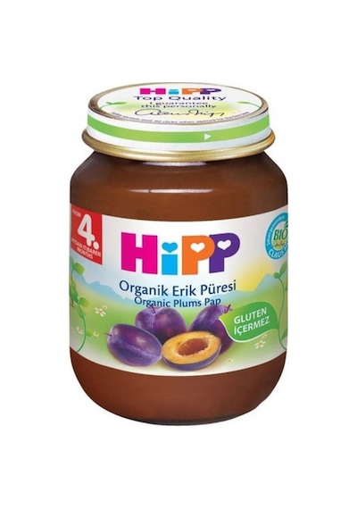 Hipp Organik Erik Püresi 4+ Ay Kavanoz Maması 125 G